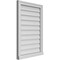 Ekena Millwork Vertical Surface Mount PVC Gable Vent w/ 2"W x 2"H , Brickmould Sill Frame, 22"W x 32"H GVPVE22X3203SN - alternate 4